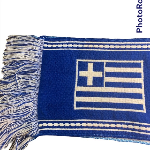 Other - Greek scarf scarf from Greece Hellas scarf blue white Greek flag